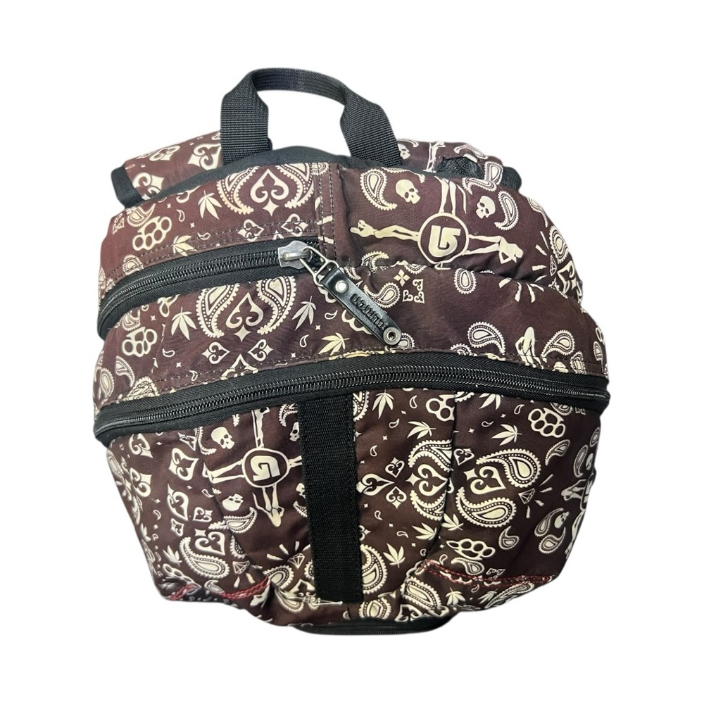 🎒 Burton Paisley Bandana Print Backpack | Brown Multi - Picture 7 of 7